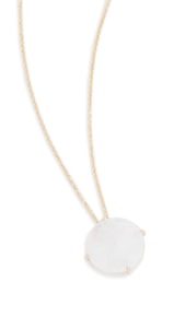 Kalan by Suzanne Kalan 14k Yellow Gold Necklace Round Moonstone