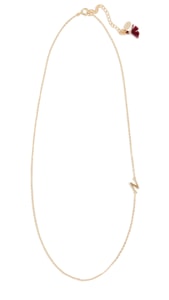 Shashi Letter in Chain Necklace
