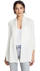 White + Warren Cable Cardigan