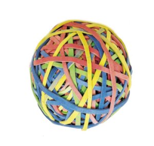Acco A7072153 Rubber Ball Bands, Assorted Color