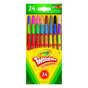 Crayola 529724 Mini Twistable Crayons, 24 Count