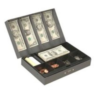 Mintcraft Ts811 Cash Box With Combination Lock, 3-1/4x11-3/8x7-5/8