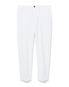Cropped tapered pants