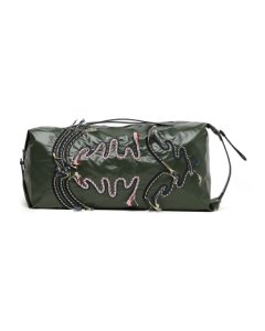 Embroidery duffle bag
