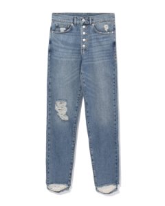 Music distressed jeans