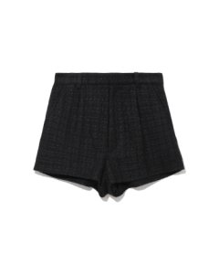 Tweed mini shorts