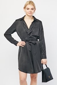 Everything5pounds.com - Collared mini swing dress