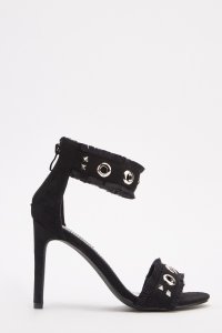 Detailed Ankle Strap Heels