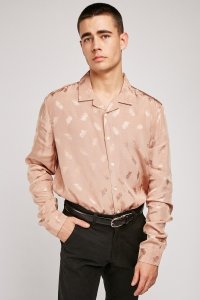 Feather Embroidered Shirt