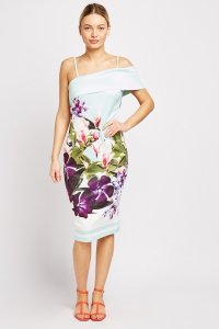 Floral Midi Pencil Dress