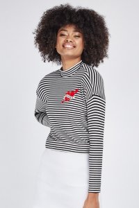 Pack Of 3 Striped Crop Tops