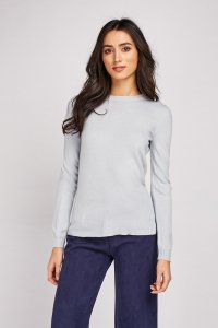 Ribbed Side Panel Knit Top