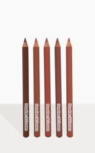 Peaches & Cream Hold The Line 5 Pack Lip Liners, Nude