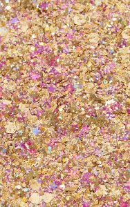 PRETTYLITTLETHING Chunky Pink Gold Glitter, Pink