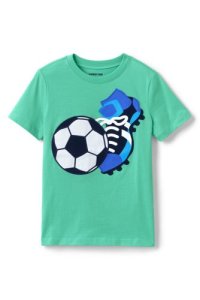 Lands' End Boys' Appliqué Graphic Tee - 13-14 years