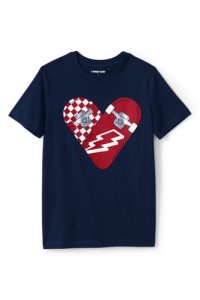 Lands End - Lands' end boys' graphic tee - 8-9 years, misc