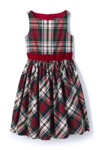 Lands' End Girls' Taffeta Party Dress - 11-12 years, Ivory