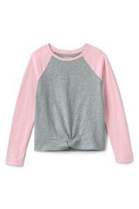 Lands' End Girls' Twist Front Top - 10-12 years