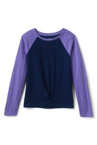 Lands' End Girls' Twist Front Top - 12-13 years