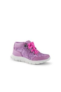 Lands' End Kids' High Top Trainers - 9, Pink