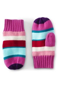 Lands' End Kids' Knitted Mittens - XS-S