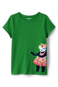 Lands' End Kids' Short Sleeve Graphic Novelty Tee - 8-9 years, Misc