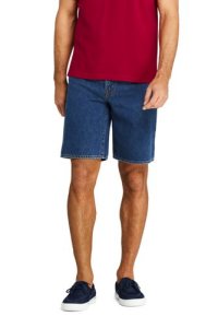 Lands End - Lands' end men's denim shorts with comfort waist - 32