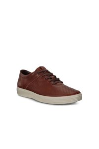 Lands' End Men's ECCO Soft 7 Leather Trainers - 6.5/7