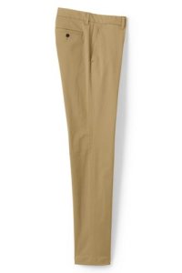 Lands' End Men's Everyday Stretch Chinos, Slim Fit - 42, Tan