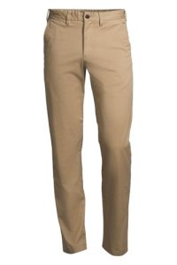 Everyday Stretch Chinos, Traditional Fit, Men, Size: 32 Regular, Tan, Spandex, by Lands' End