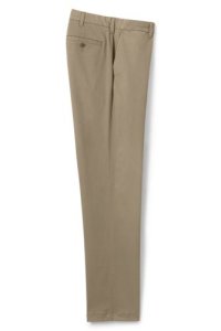 Lands End - Lands' end men's everyday stretch chinos, traditional fit - 33, tan
