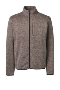 Lands End - Lands' end men's full-zip sweater fleece jacket - 38-40, brown
