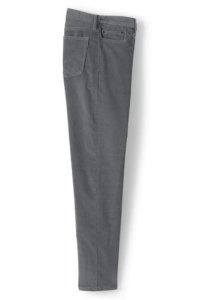Lands' End Men's Stretch Cord Jeans, Comfort Waist - 33, Grey