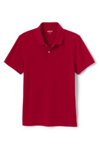 Lands' End Men's Stretch Piqué Polo Shirt, Slim Fit - 46-48