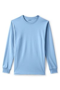 Lands End - Lands' end men's super-t long sleeve t-shirt - 50-52, blue