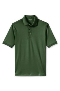 Lands End - Lands' end men's supima polo shirt, traditional fit - 38-40, green