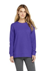 Lands End - Lands' end women's french terry sweatshirt tunic - 10 12