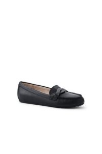 Lands' End Women's Leather Comfort Penny Loafers - 4