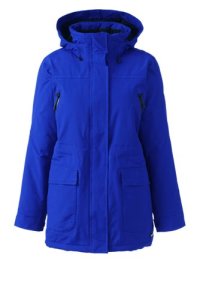 Lands' End Women's Squall Insulated Waterproof Coat - 10 12