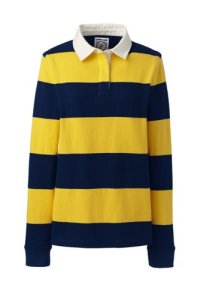 Lands' End Women's Stripe Rugby Top - 20