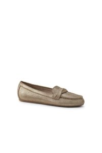 Lands' End Women's Suede Comfort Penny Loafers - 4.5