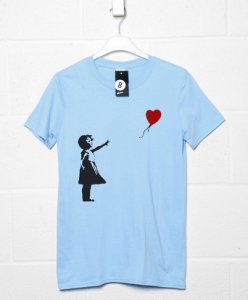 Banksy T Shirt - Balloon Girl