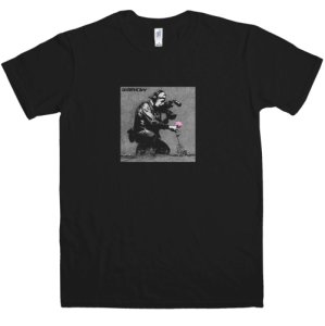 Banksy T Shirt - Camera Man