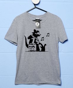 Banksy T Shirt - Ghetto Rat