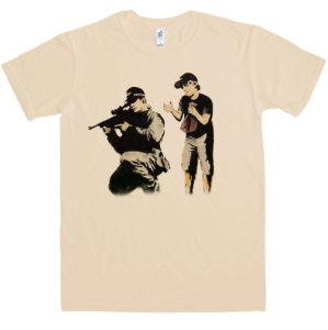 Banksy T Shirt - Sniper