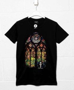 Banksy T Shirt - Stained Glass