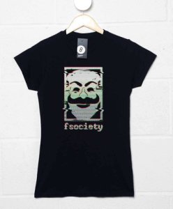 F Society Logo Womens T Shirt