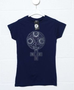 Female Timelord Symbol Womens T Shirt