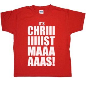 8ball Originals - Kids funny christmas t shirt - its chriiistmaaas