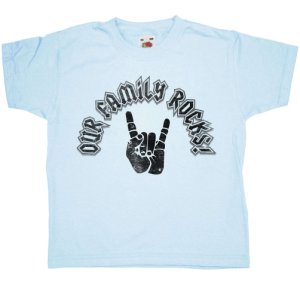 Kids T Shirt - Our Family Rocks